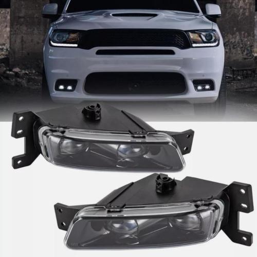 For 2018-2022 2023 Dodge Durango SRT Vehicle Fog Light black Sold By Set