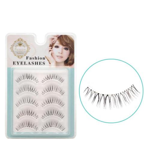 Fiber False Eyelashes for women & five piece PC