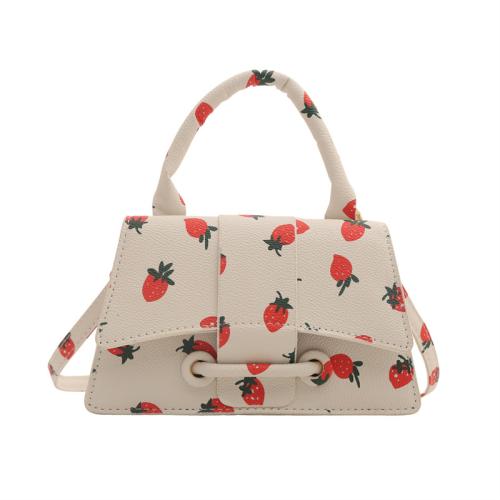 PU Leather Easy Matching Crossbody Bag fruit pattern PC