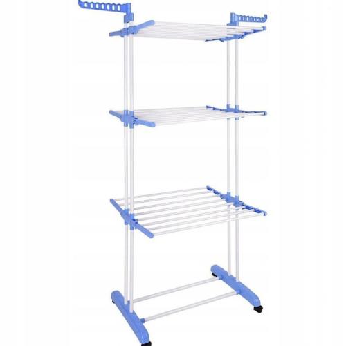 Edelstahl Clotheshorse, Blau,  Stück