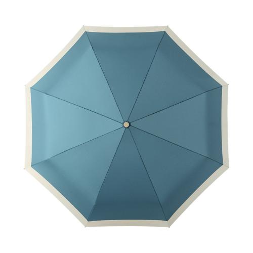 Steel & Rubber & Fiber & Vinyl Foldable Umbrella 8 rid-frame & sun protection PC