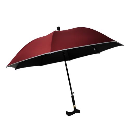 Fiberglass & Vinyl & Pongee Long Handle Umbrella 8 rid-frame & sun protection PC