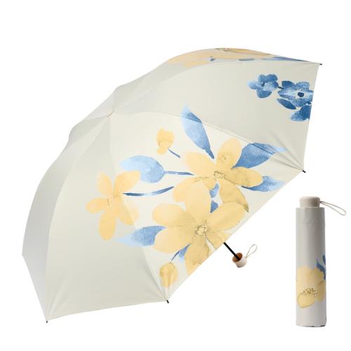 Steel & Vinyl & Polyester Foldable Umbrella 8 rid-frame & sun protection PC