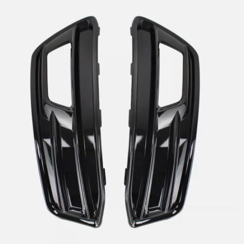 Fit For 2015-2018 Ford Focus ST Black Front Fog Light Lamp Cover Bezel Trim