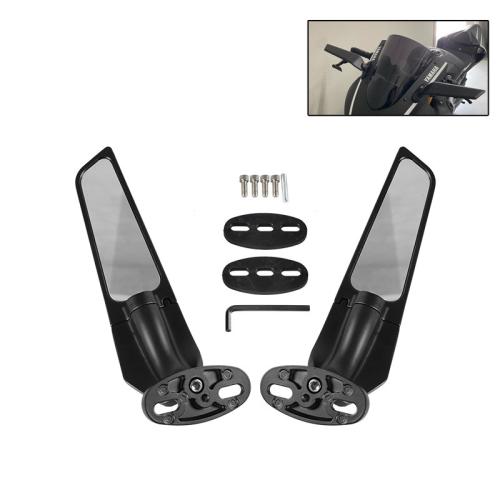 ABS Motorcycle Rearview Mirror, , black, Sold By Set