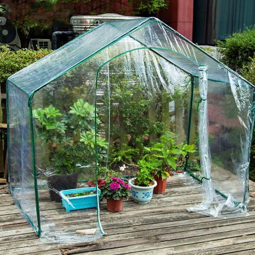 Steel Tube & PVC heat preservation Greenhouse waterproof Solid transparent Set