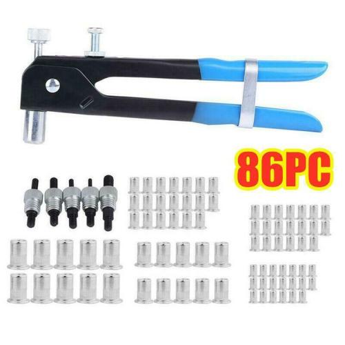 86 Pcs Set Rivet Gun Kit with wrench Sold By Set