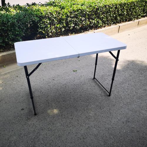 Plastique Table pliable Solide Blanc pièce