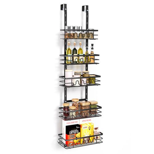 Iron Kitchen Shelf for storage black PC