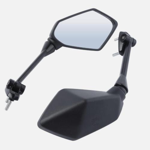 Side Rear View Mirrors Fit For Kawasaki Ninja 650R 2009-2016 2015 2014 13 Black 