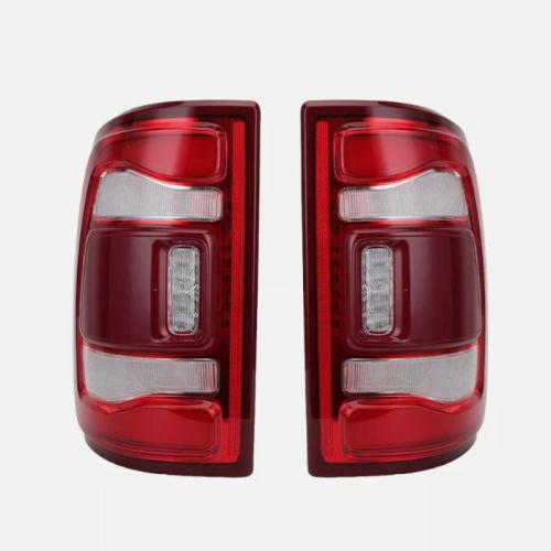 For 2019-2023 Dodge Ram 2500 rear brake LED taillights with red bottom - no blind spots