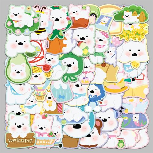 PVC Rubber DIY & Waterproof Decorative Sticker Cute mixed pattern mixed colors Set