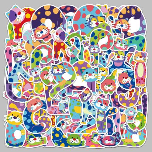 PVC Rubber DIY & Waterproof Decorative Sticker Cute mixed pattern mixed colors Set