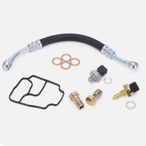 Engine Oil Filter Housing Gasket Kit For BMW E46 E39 E53 E85 325Ci 530i X5 Z3