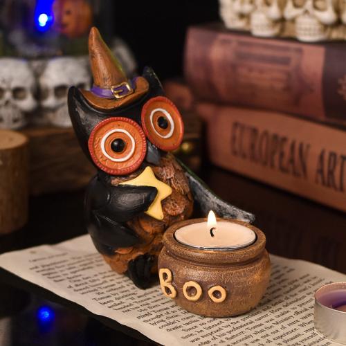 Resin Candle Holder Halloween Design & for home decoration PC