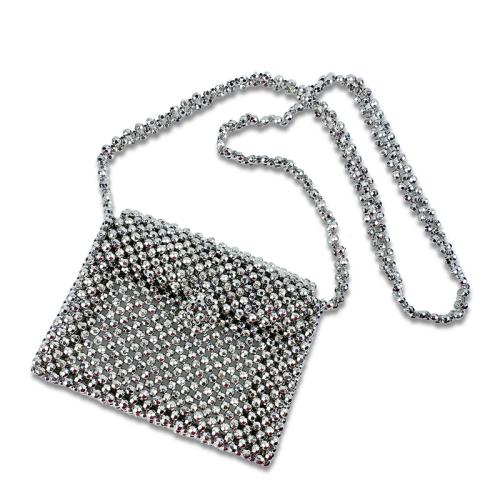 Acrylic Easy Matching Crossbody Bag silver PC