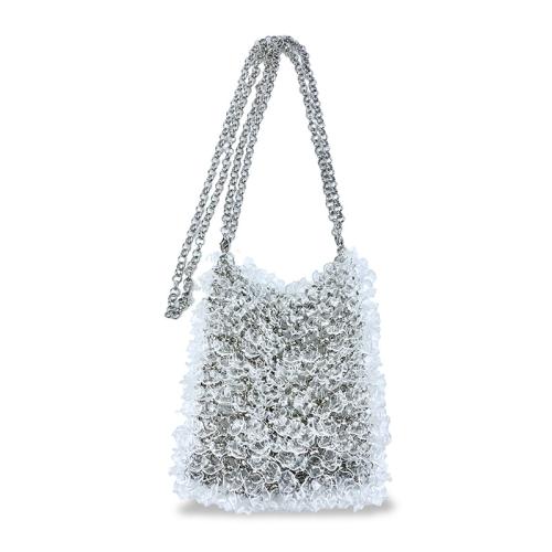 Acrylic Easy Matching Crossbody Bag white PC