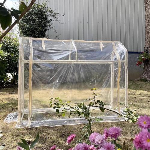 Iron & Plastic Translucent & windproof & Waterproof Greenhouse Freeze Protection white PC