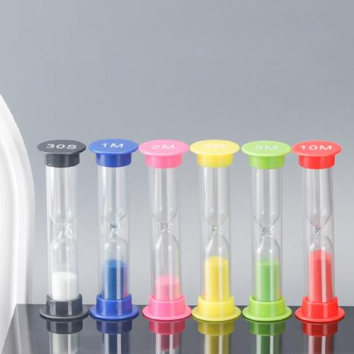 Glas & Kunststoff Hourglass Timer, mehr Farben zur Auswahl,  Festgelegt