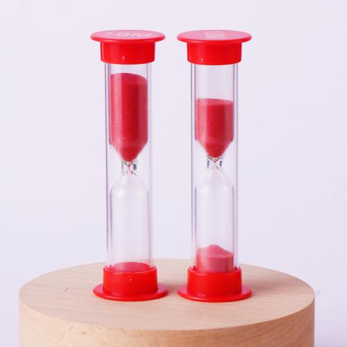 High borosilicate glass & Engineering Plastics Hourglass Timer break proof PC