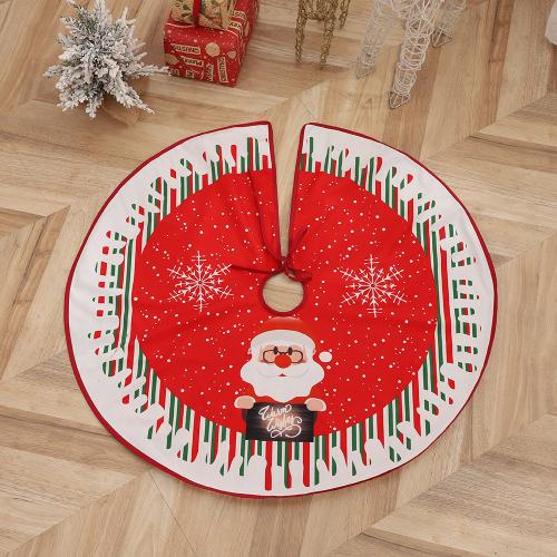 Cloth Soft Christmas Tree Skirt durable & dustproof printed PC