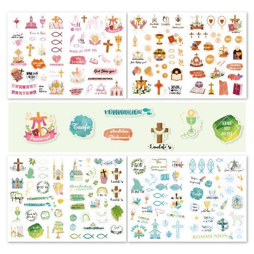 PVC DIY Decorative Sticker mixed pattern Set