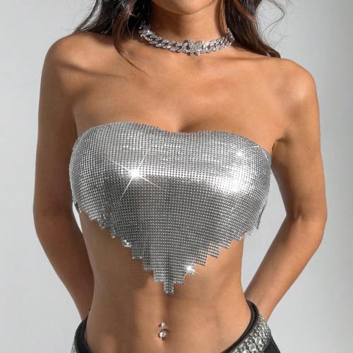 Aluminium Camisole motif cardiaque Argent pièce