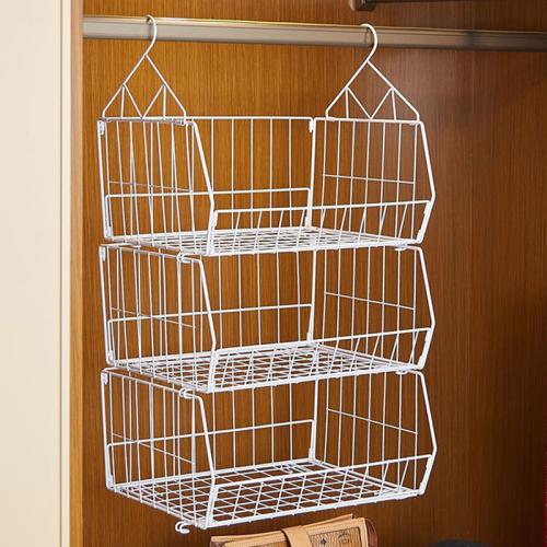 Carbon Steel foldable Storage Rack Hanging Style & hollow PC