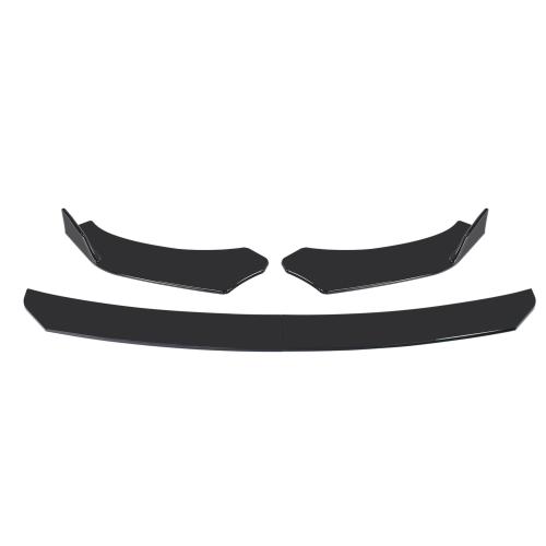 Universal For BMW Black Car Front Bumper Lip Spoiler Splitter Body Kit