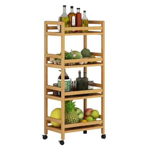 Moso Bamboo Storage Rack with pulley PC