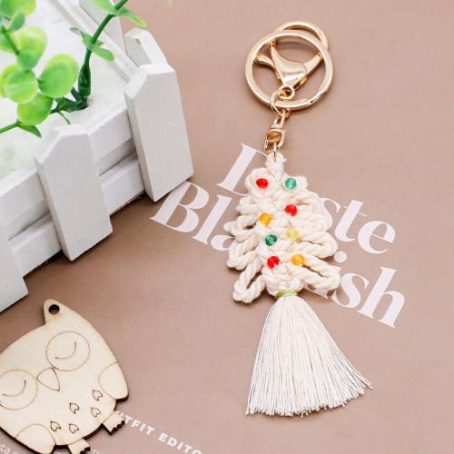 Cotton Cord Multifunction Keychains handmade Solid PC