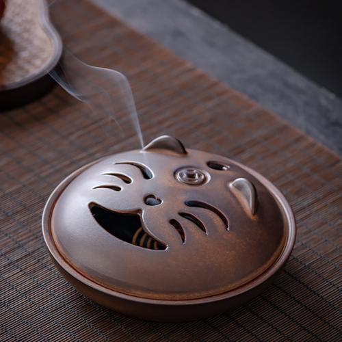 Ceramics Incense Burner for home decoration & durable handmade PC