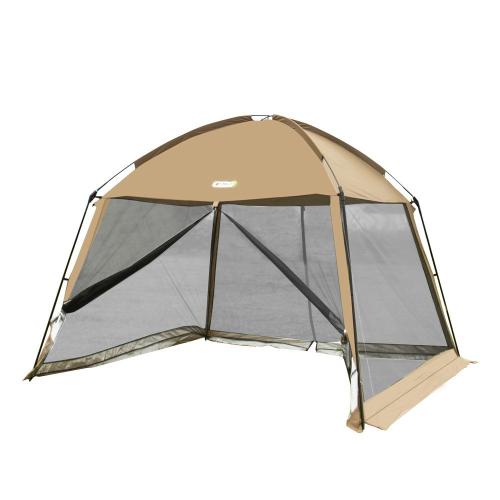 Steel Tube & Fiberglass & Oxford Outdoor Tent & sun protection & breathable khaki PC