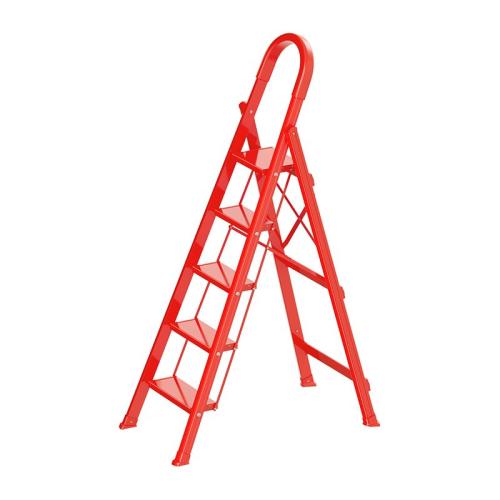 Aluminium Alloy Step Ladder durable red PC