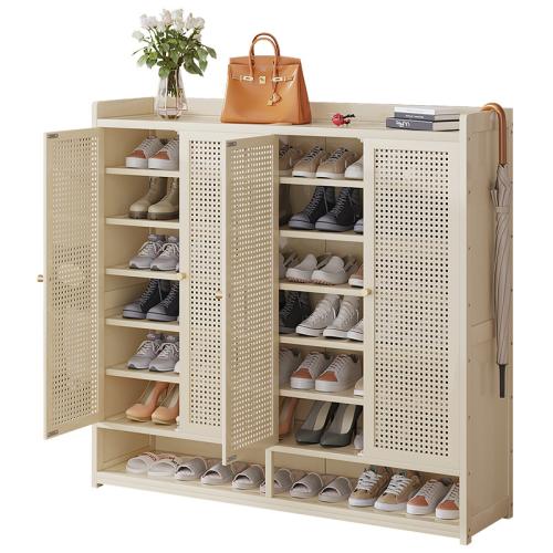 Moso Bambus Schuhe Rack Organizer, Solide, Weiß,  Stück