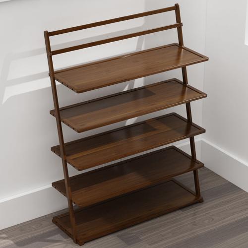 Moso Bamboo Multilayer Shoes Rack Organizer brown PC