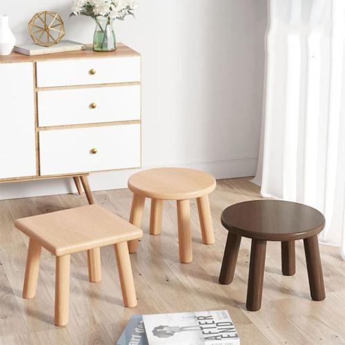 Solid Wood Kids Footstool  PC