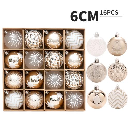 Plastic Christmas Decoration Balls Set