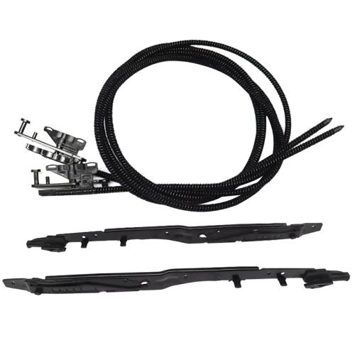 Crew Cab Sunroof Glass Cables+Track Assembly Repair Kit for Ford 2015-2020 F150