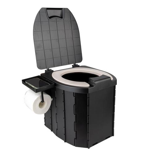 ABS & PU Leder Vehicl Toilette, Schwarz,  Stück