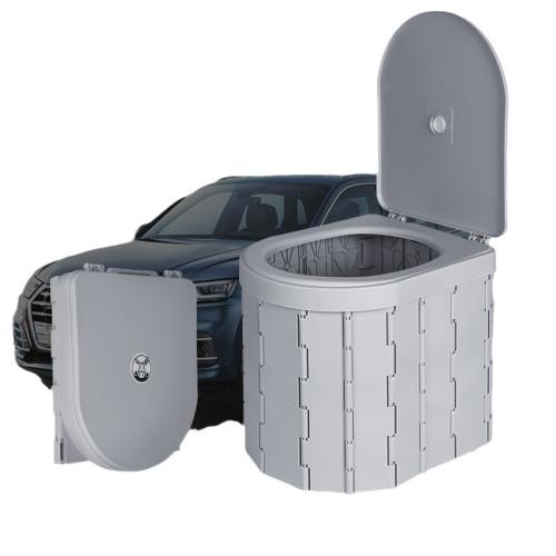 Portable Toilet for Camping Convenient Car-mounted Folding Toilet for H6R2