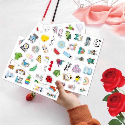 Pressure-Sensitive Adhesive & PVC DIY & Waterproof Decorative Sticker printed multi-colored PC