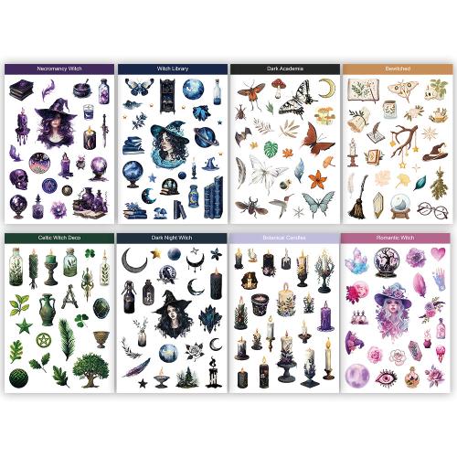 Pressure-Sensitive Adhesive & PVC DIY & Waterproof Decorative Sticker printed Random Pattern multi-colored PC