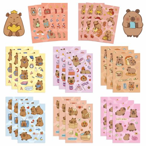 Pressure-Sensitive Adhesive & PVC DIY & Waterproof Decorative Sticker printed Random Pattern multi-colored PC