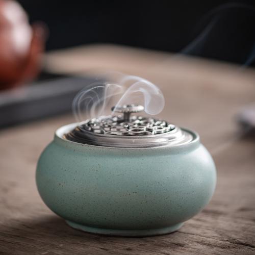 Ceramics Incense Burner for home decoration & durable handmade PC