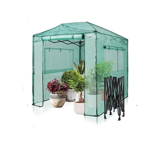 Iron & PC-Polycarbonate & PVC heat preservation Greenhouse & sun protection green PC