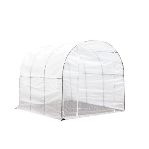 Iron & PVC heat preservation Greenhouse sun protection white PC