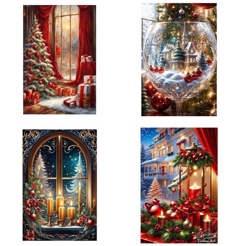 Canvas & Resin Rhinestones DIY Diamond Painting for home decoration & without frame Set