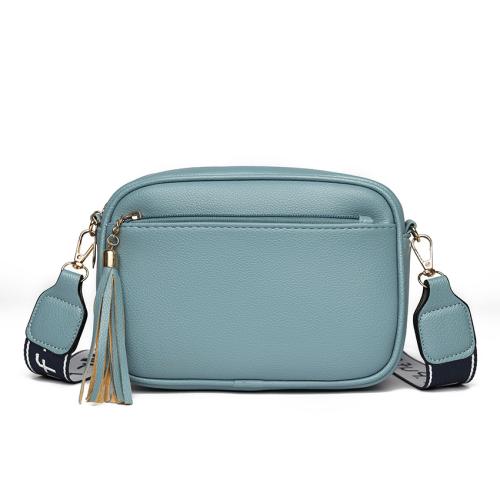 PU Cuir Crossbody Bag Lichee Grain plus de couleurs pour le choix pièce