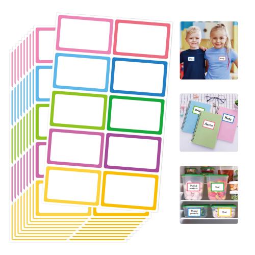 Papier Decoratieve sticker gemengde kleuren Instellen